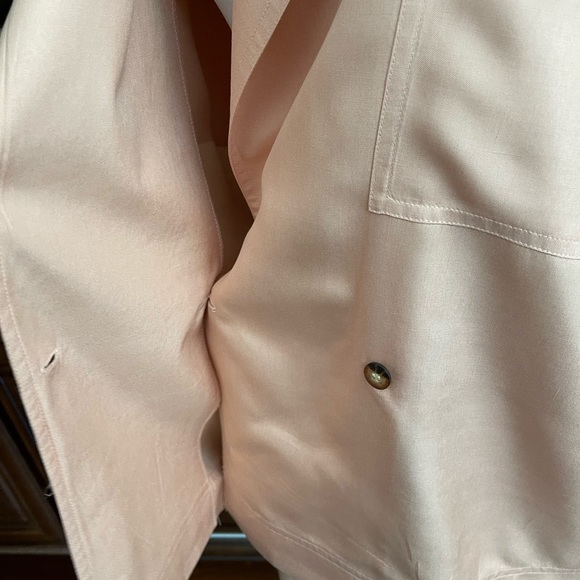 Eleanor P Brenner Women's Vintage 100% Silk Power Pink Jacket /Skirt 2 pc set - Picture 7 of 14